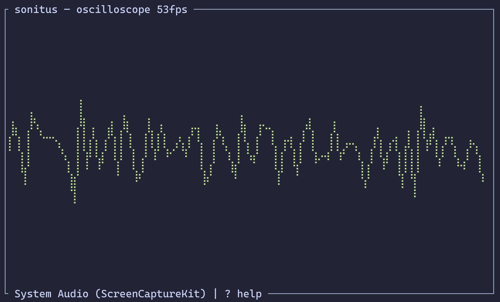 oscilloscope mode